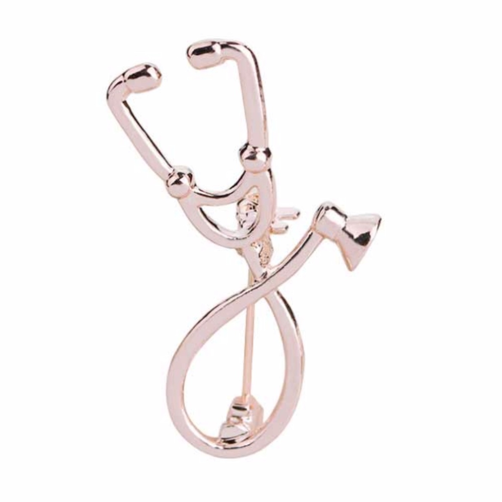 Stethoscope Brooch Nurse Doctor Respiratory RT